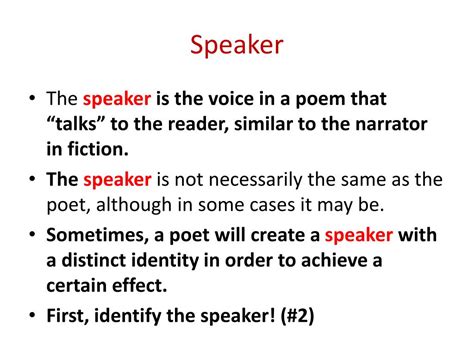 speaker definition in poetry: Poetry often serves as a mirror to the speaker's inner world.